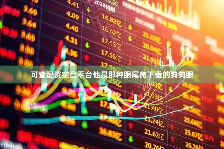 可查配资实盘平台他是那种眼尾微下垂的狗狗眼